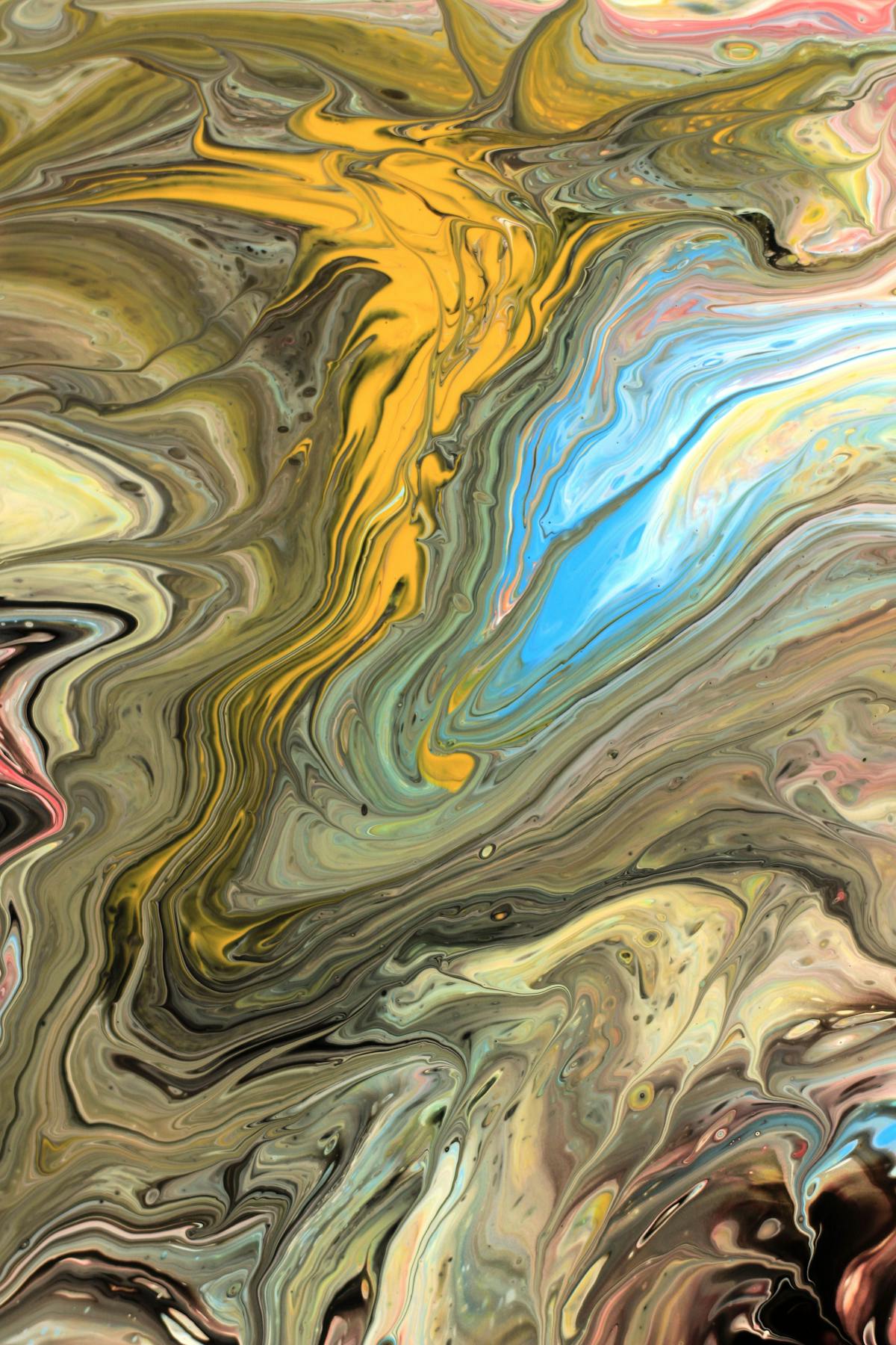 Art abstract art colorful painting