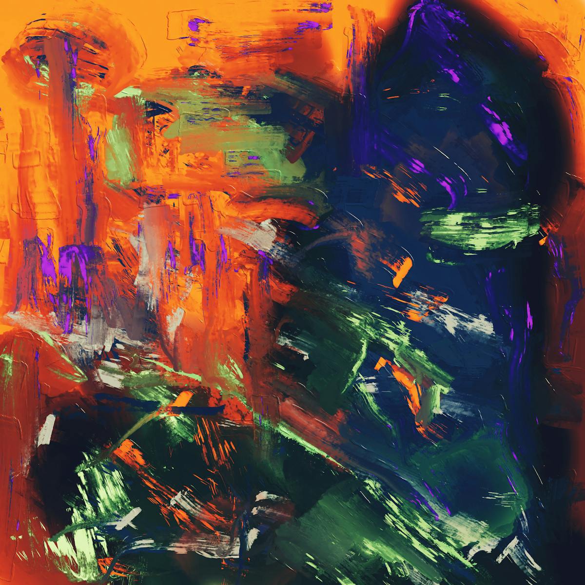 Art abstract art colorful painting