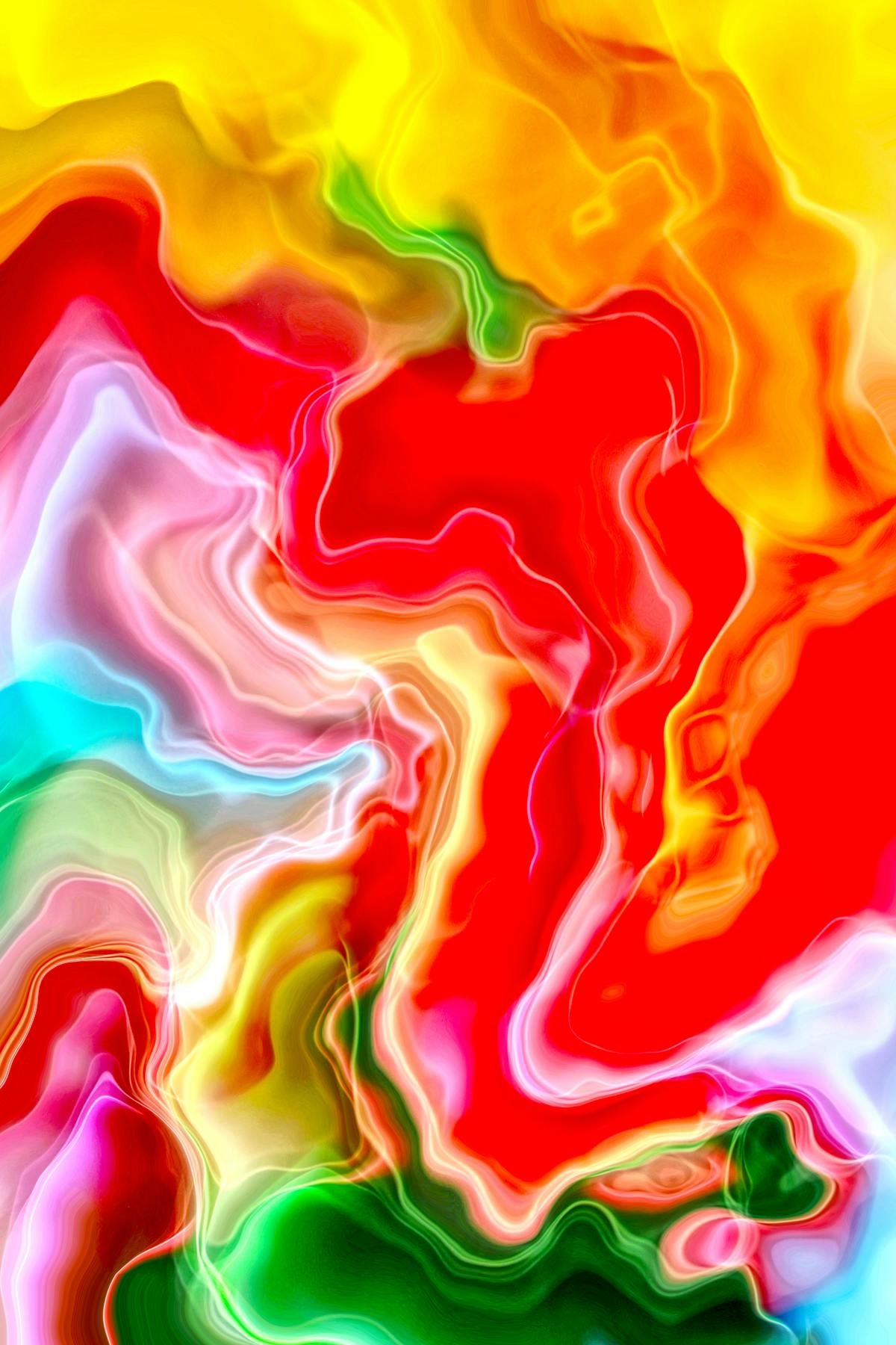 Art abstract art colorful painting