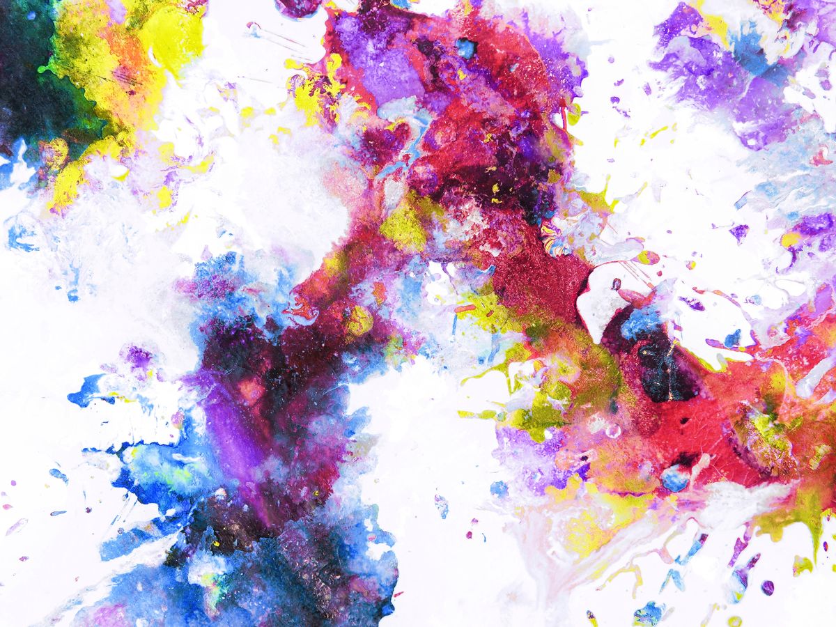 Art watercolor abstract art studio