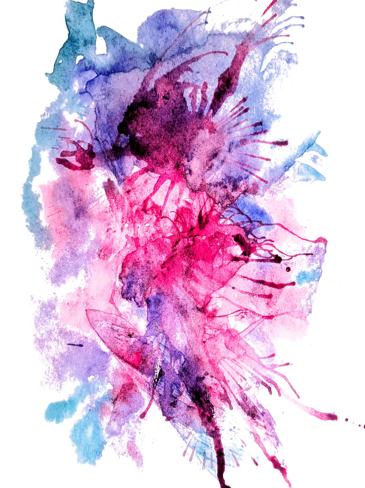 Art watercolor abstract art studio