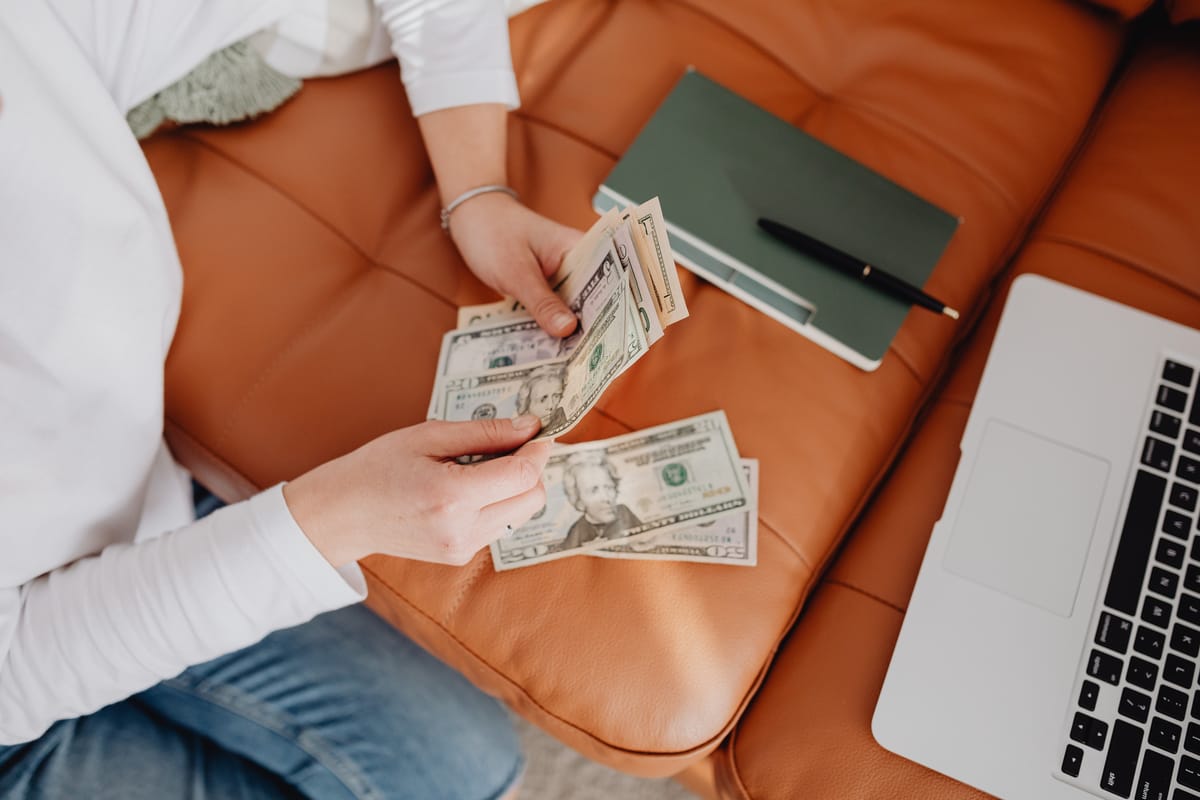 Freelancer finances money