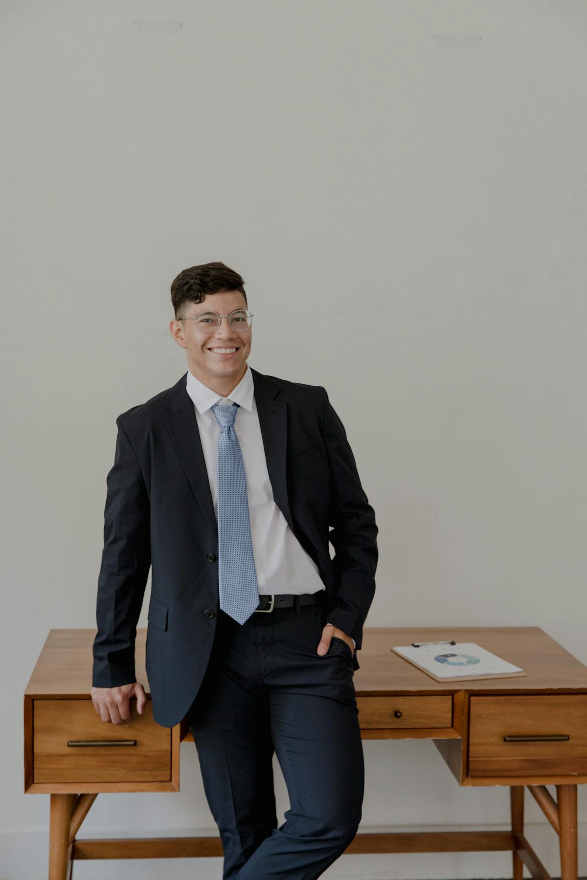 Confident professional portrait office