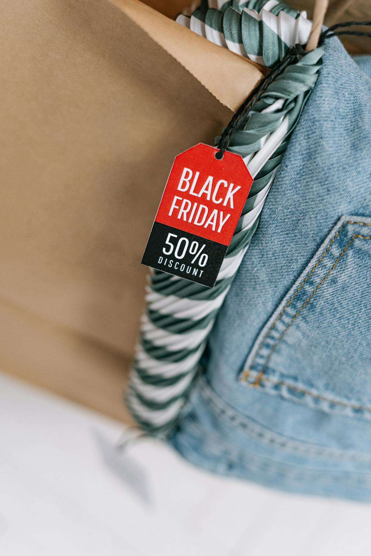 Price tag discount concept