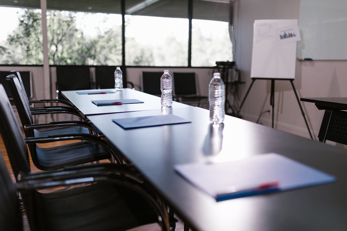 Large team meeting boardroom