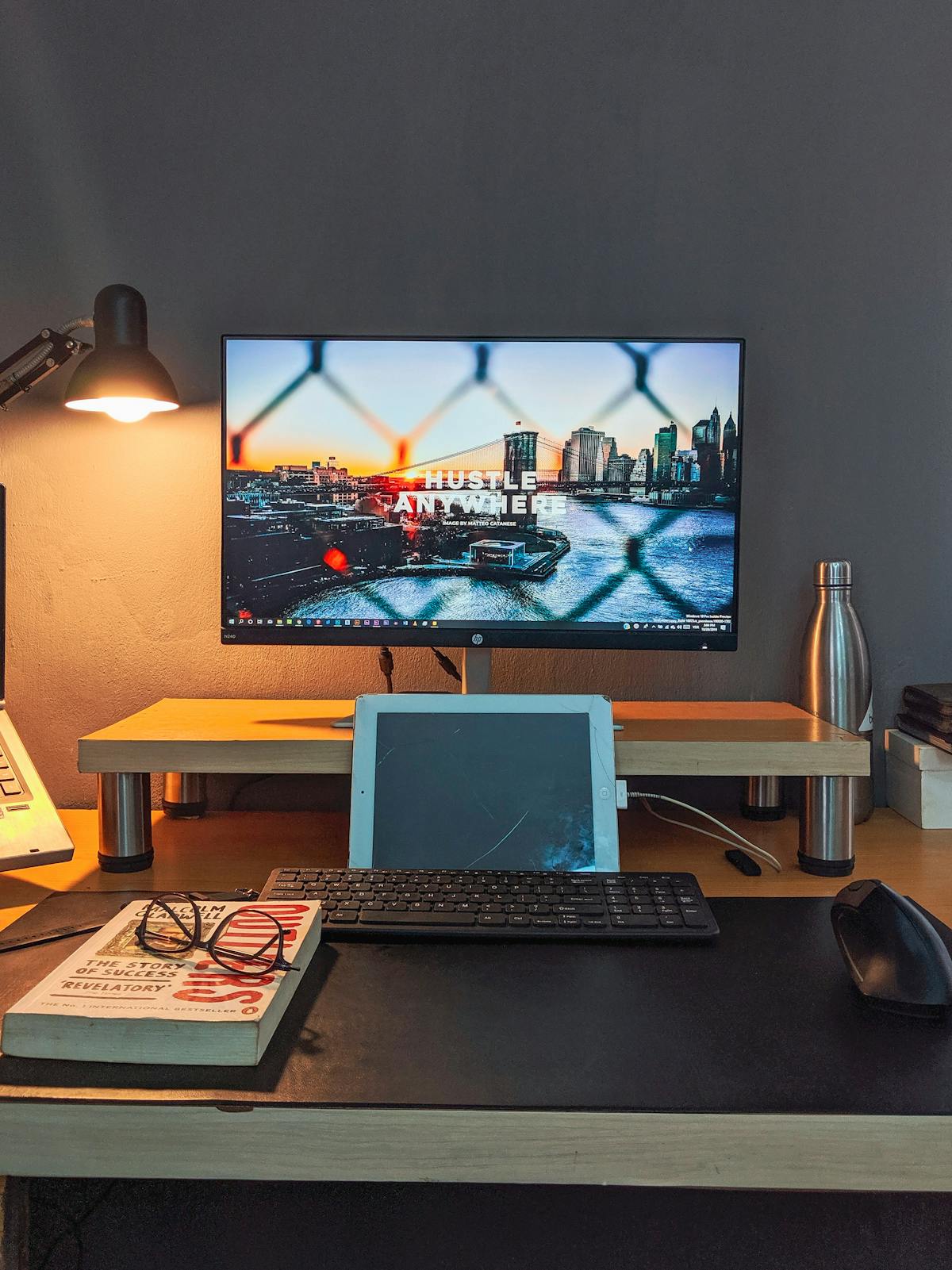 Small business entrepreneur workspace