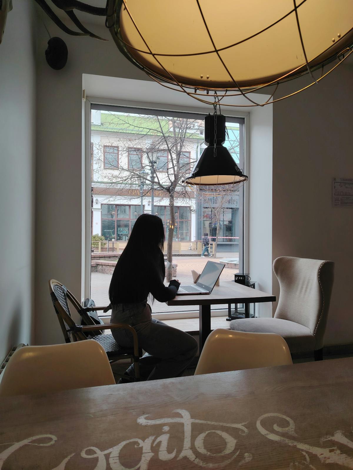 Work laptop coffee shop remote