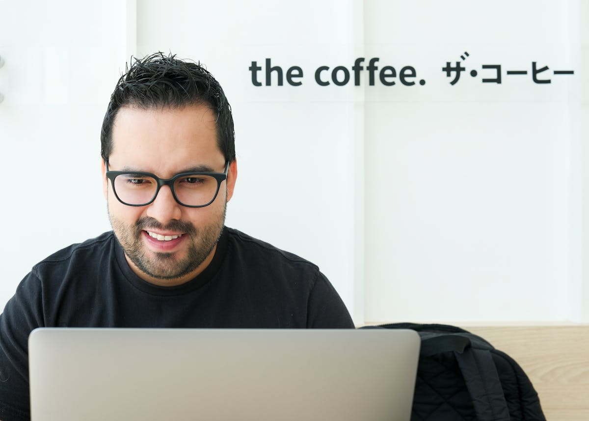 Work laptop coffee shop remote