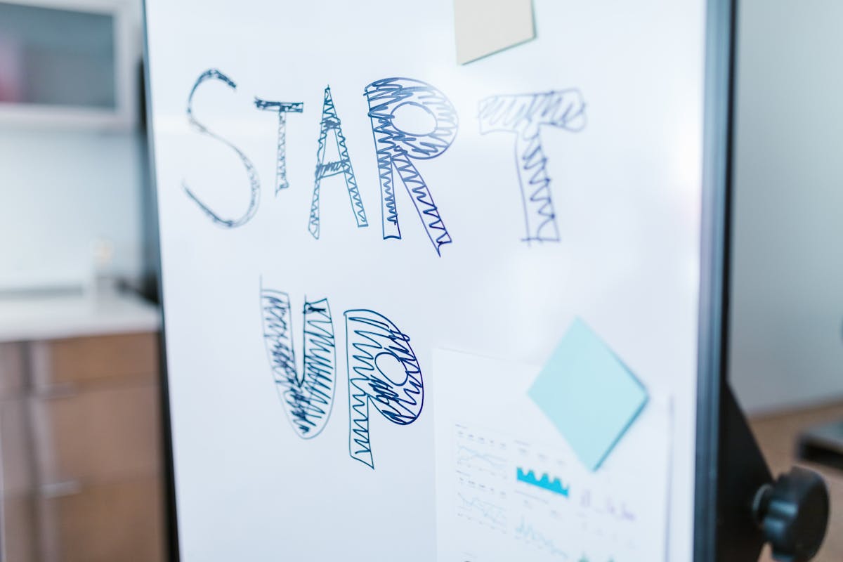 Startup office tech computer team